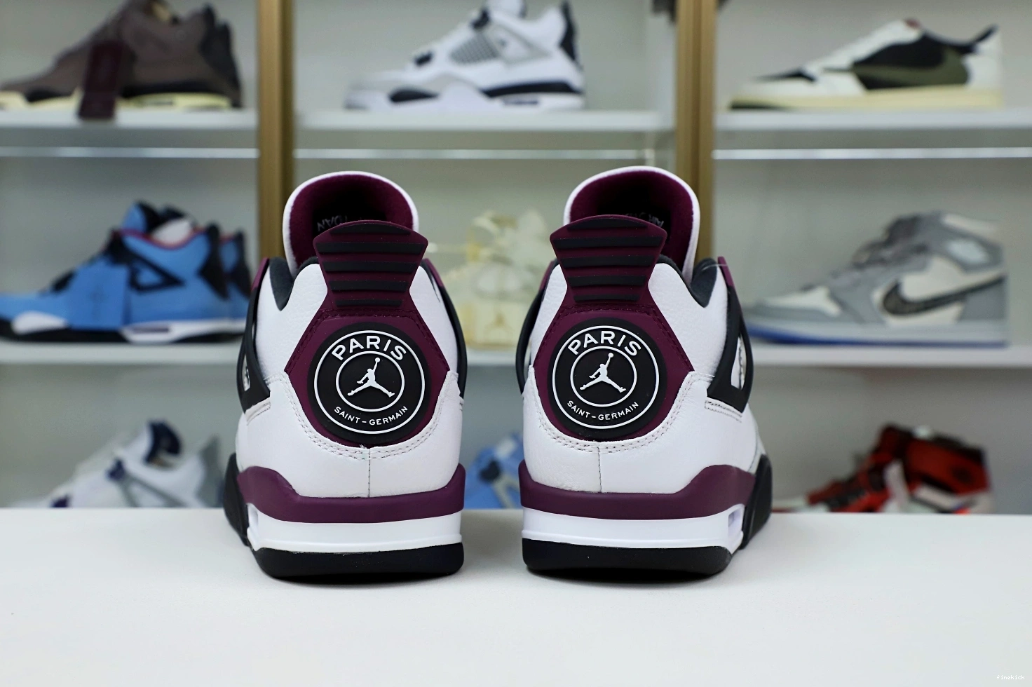 X AIR JORDAN AIR 'BORDEAUX' JORDAN PARIS 4 RETRO SAINT-GERMAIN 0124